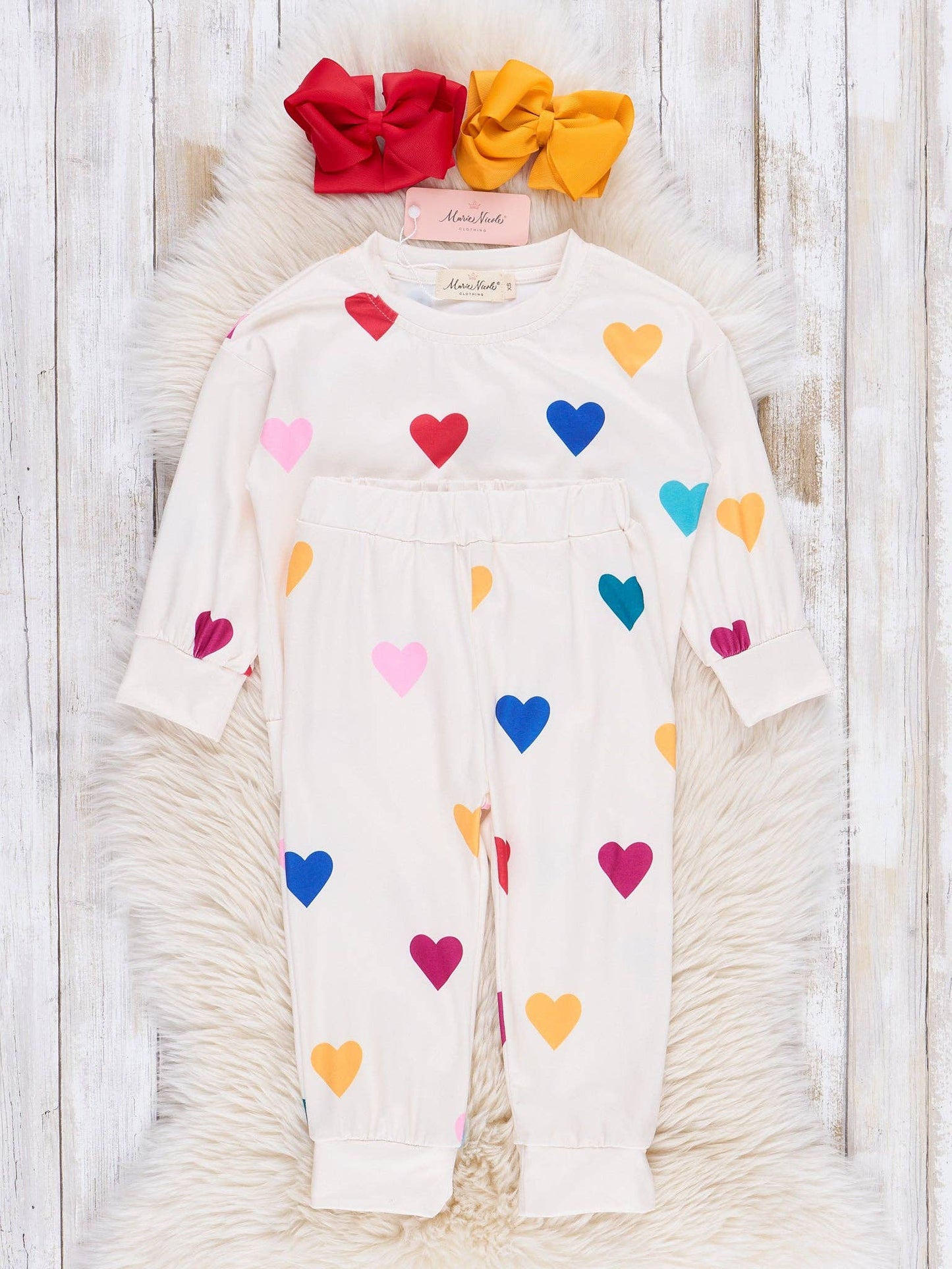 Rainbow Hearts Set