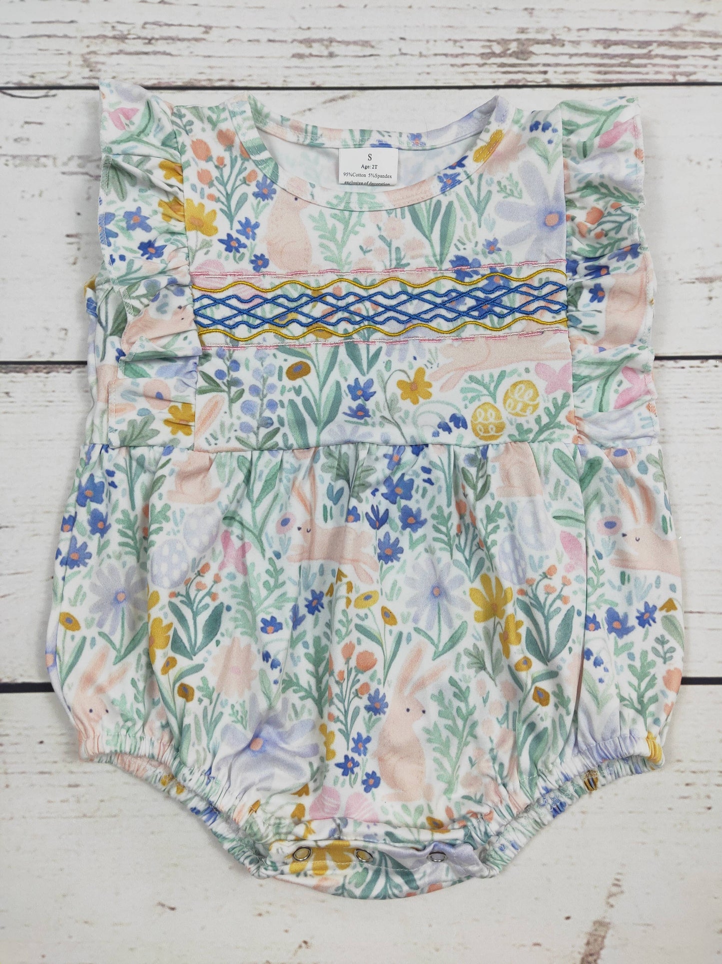 Rabbit - Floral Easter Bubble