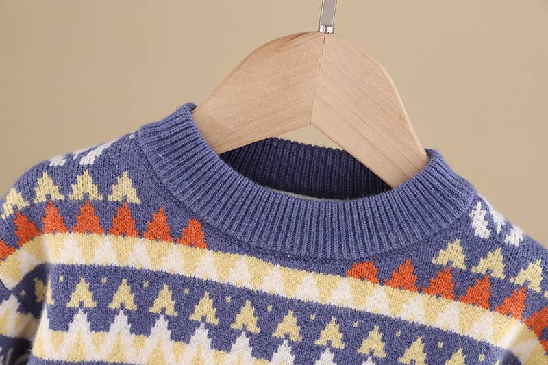 Jacquard Pullover Sweater
