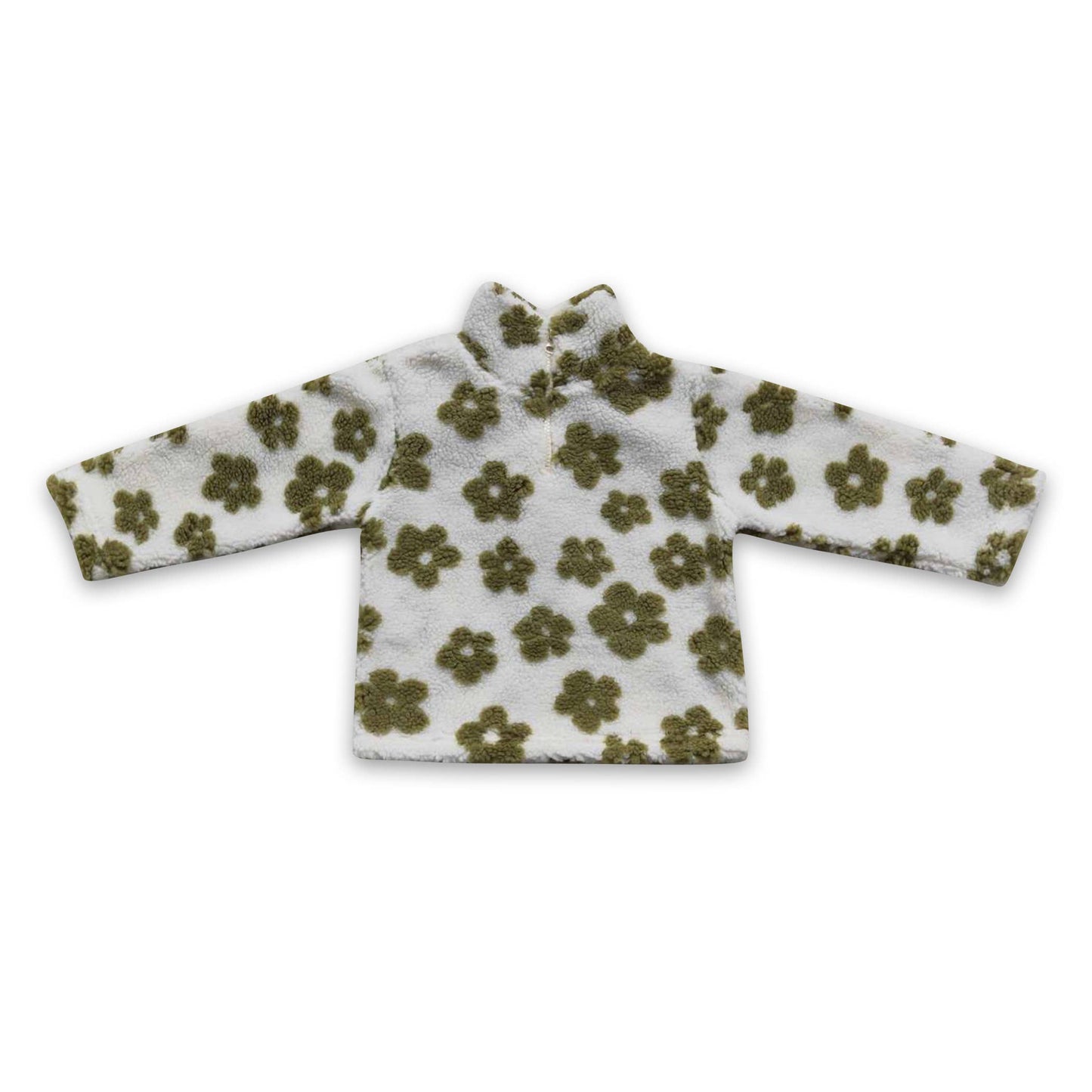 Floral Sherpa Pull-Over