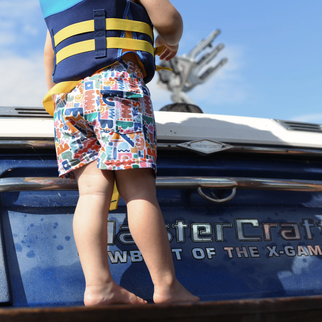 Summer Days Swim Trunks