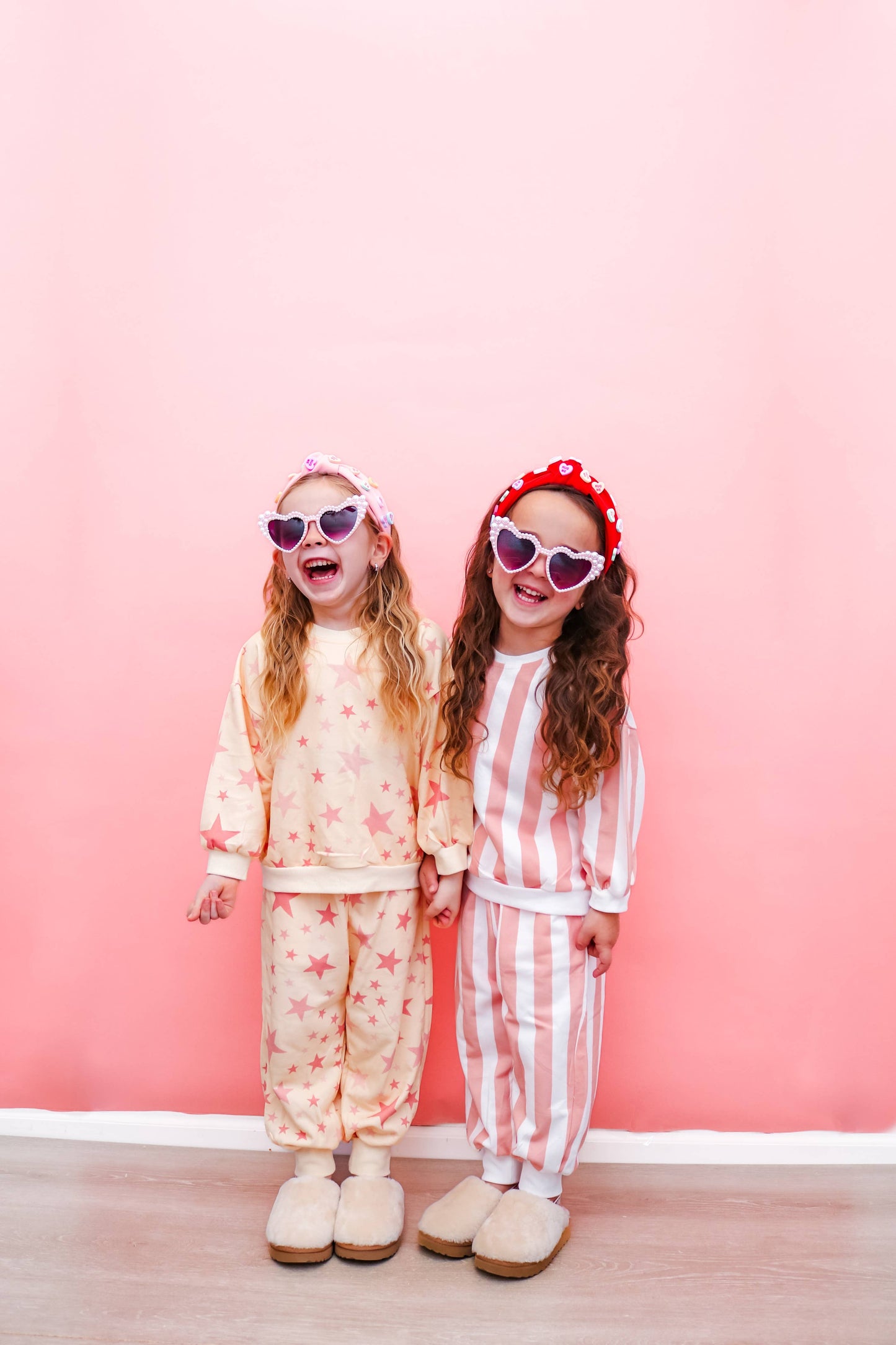 Pink & White Stripe - Lounge Set