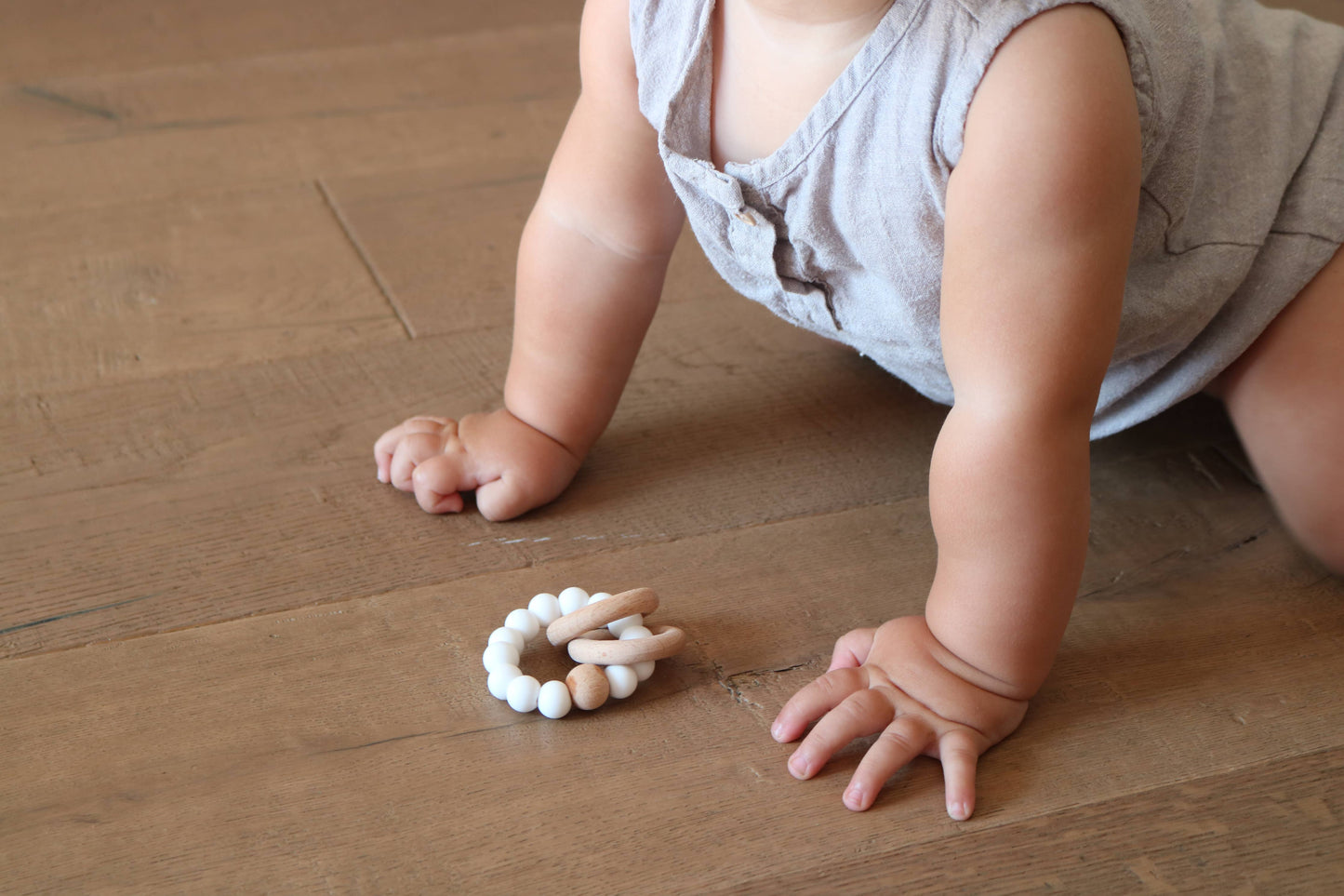 Ring Teether Color: Sage