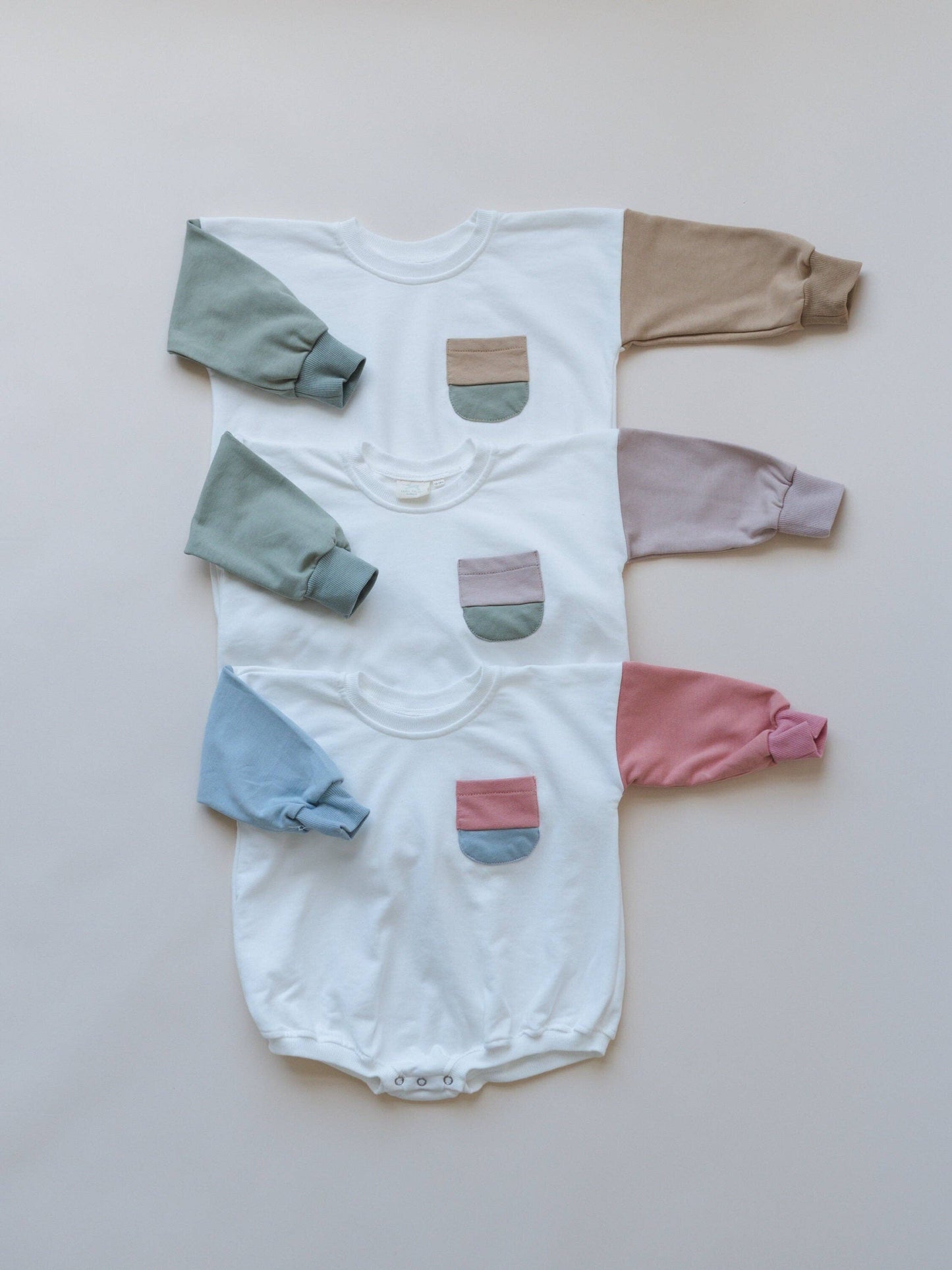 Colorblock Sweatshirt Bubble