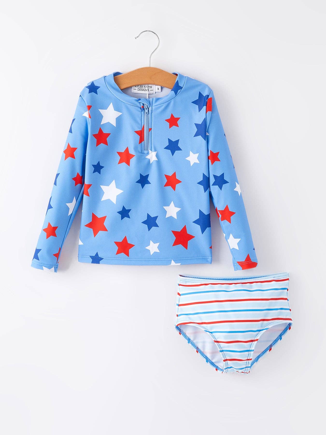 “4th of July”Star Stripe Boutique Swimsuit
