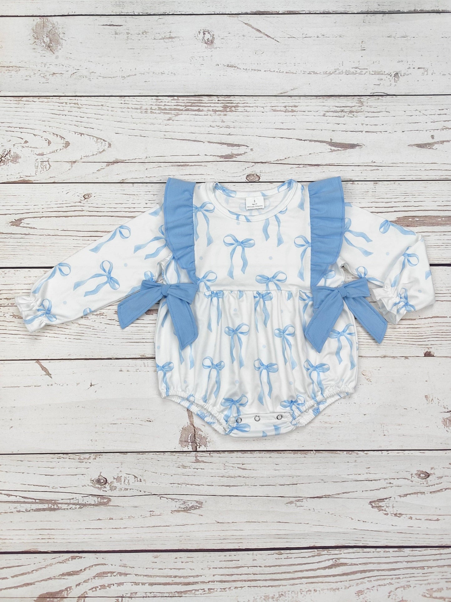 Baby Blue Bow Bubble