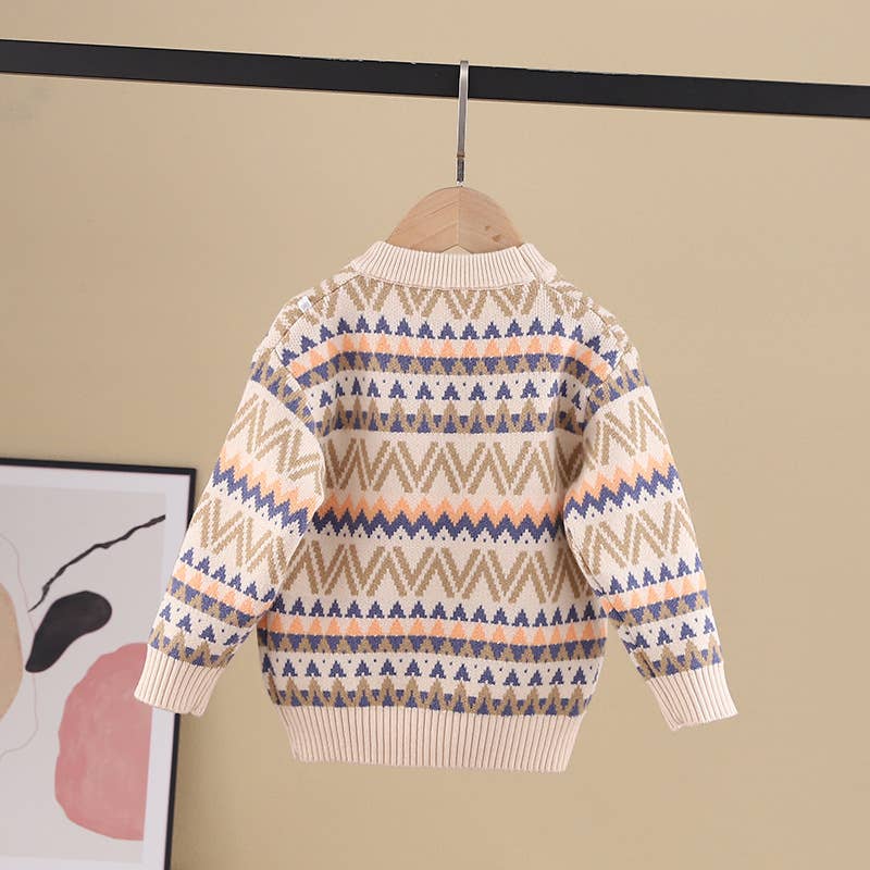 Jacquard Pullover Sweater