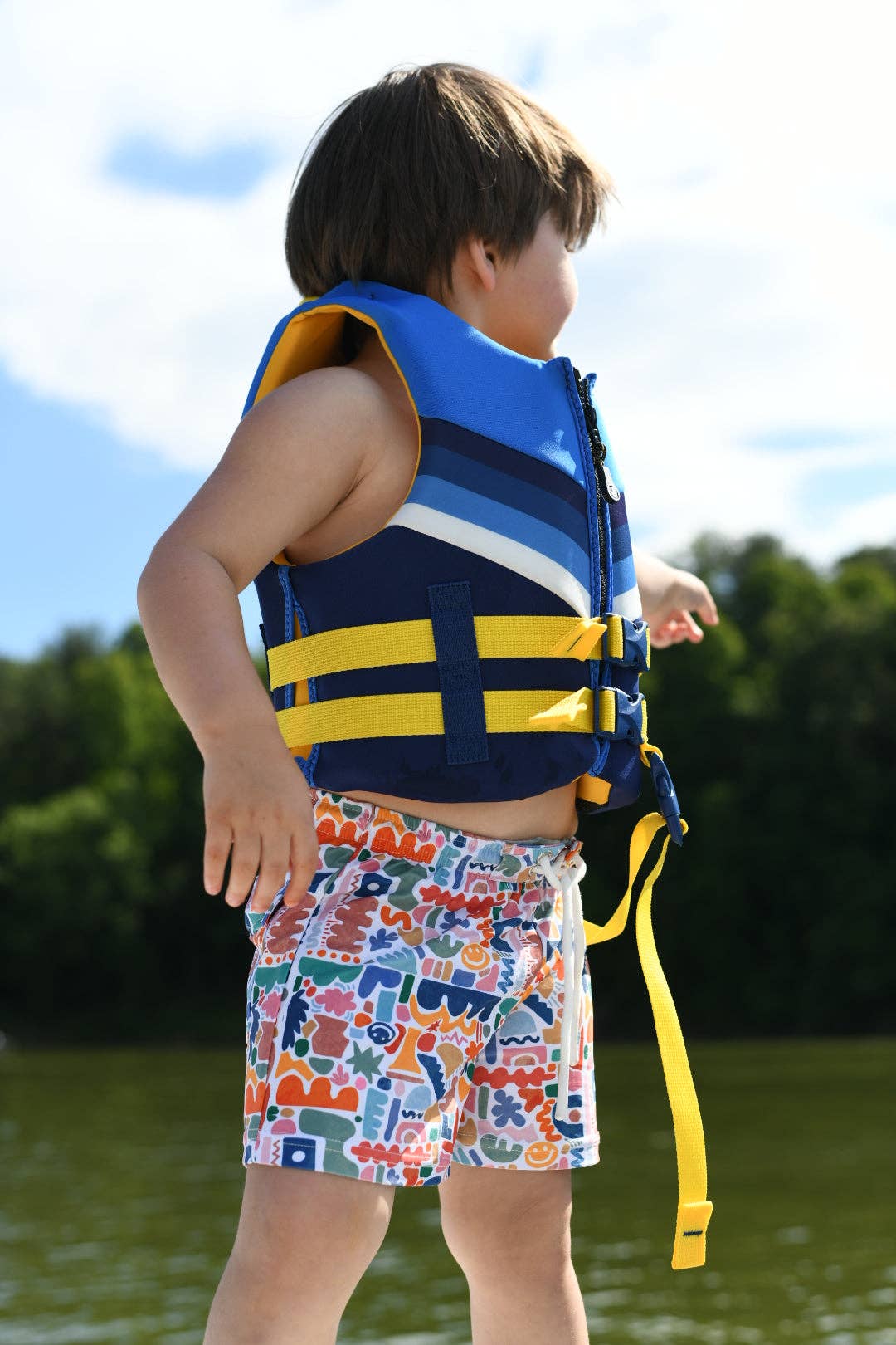 Summer Days Swim Trunks
