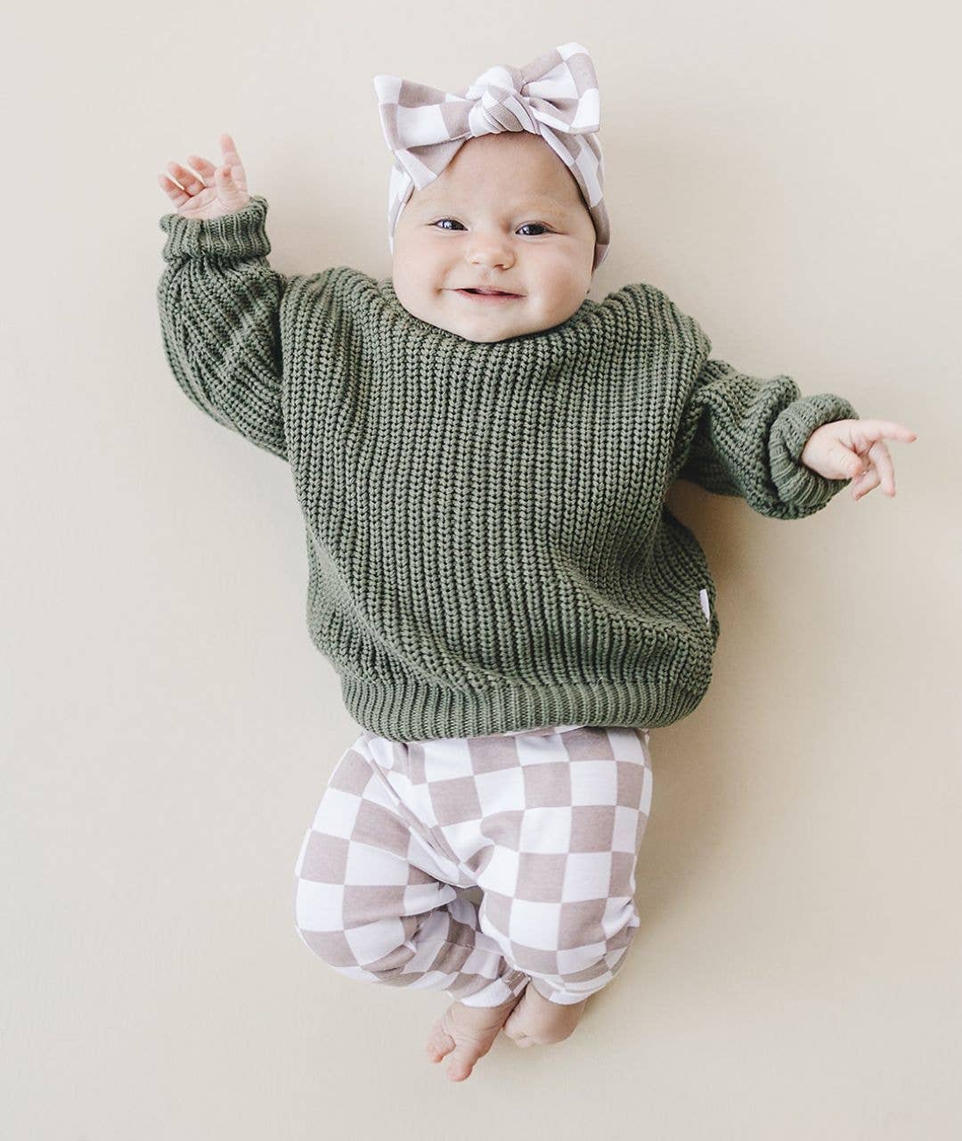 Chunky Knit Sweater | Green