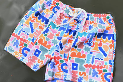 Summer Days Swim Trunks